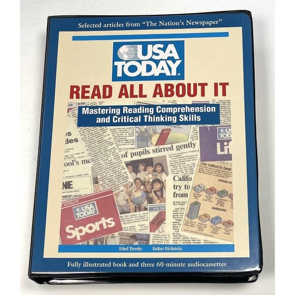 Lot 2 International Herald Tribune USA Today Mastering Reading Cassette Book SET - Picture 2 of 16